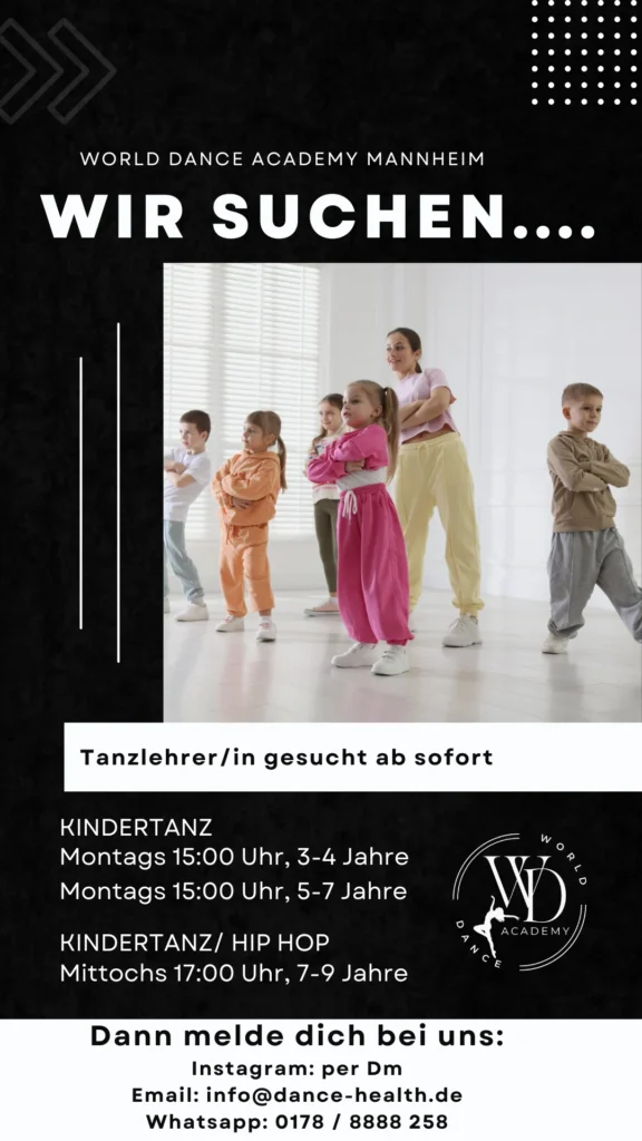 tanzlehrer gesucht